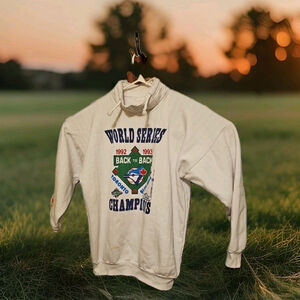 Vintage Toronto Blue Jays 1992 1993 World Series Champions Sweater MadeIn Canada